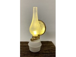 Lampada a petrolio bassa con riflettore - per statue cm 10 - 3,5V