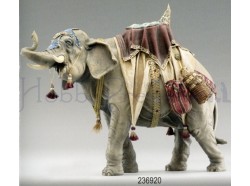 Elefante addobbato - Immanuel - Heide 40 CM